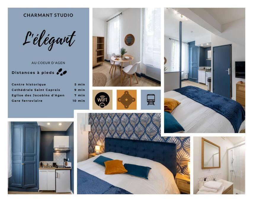L'Elegant, Charmant Studio Hyper Centre Gare 800M Αζάν Εξωτερικό φωτογραφία